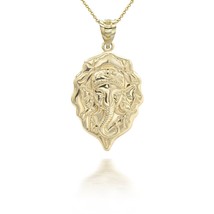 10K Solid Gold Hindu Lord Ganesha Elephant Pendant Necklace Yellow, Rose, White - £157.95 GBP+