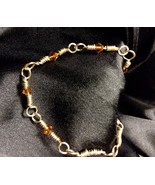 Set-Bracelet - Earrings woven links with fine crystal - Flexible &amp; Affor... - $30.00