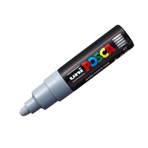 Uni Posca PC-7M Broad Bullet Tip Paint Marker - Grey - £12.78 GBP