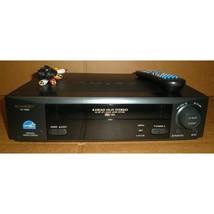 Sharp vc-h982 Stereo VHS VCR Vhs Player with Remote, A/V Cables &amp; HDMI A... - $156.78
