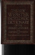 VINTAGE New Webster Encyclopedic Dictionary of the English Language 1980 - £17.75 GBP