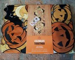 New 36&quot; x 13&quot;  Table Runner Jack O Lanterns Bats Halloween Pumpkins Oran... - $19.79