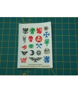 warhammer/fantasy citadel miniatures 1992 transfe sheets OOP - $7.36
