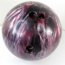 Vintage Ebonite Maxim IV Bowling Ball 10lb 3.5oz Purple Silver Pink Swirl - $32.62