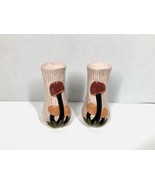 1970 Vintage Arnel's MCM Retro Mushroom Hand Painted Salt And Pepper Shakers EUC - $28.71