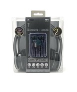 New Sentry Two Pack Folding Headphones And Earbuds With In-Line Mic HC250 - £9.30 GBP