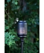 Indoor/Outdoor Garden Torch with LED Simulated Fire Base, Black 64&quot; Tall - $49.49
