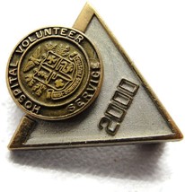 Hospital Volunteer 2000 Hours 1/10 10K Gold Filled Pin Brooch Vintage - $46.03