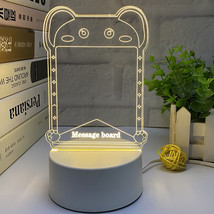 3d Small Night Lamp Desktop Luminous Note Board - £12.06 GBP+