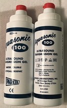 2-Bottles Aquasonic US 100 Ultrasonic Gel,250ml Dispenser -Ex 10/29 - $11.00