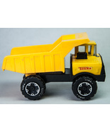1985 Tonka Yellow Tiny Mighty Dump Truck 390 Construction Vehicle Die Cast  - $10.00