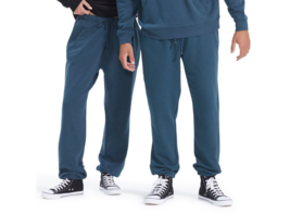No Boundaries Men&#39;s All Gender Jogger Fleece Pants, Green Lagoon S (28-30) - $21.77