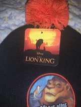 Disney Lion King Coolest Dude in the Jungle Beanie With Pom - New OSFM - £6.14 GBP