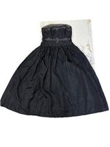 Strapless Goth Steampunk Gown Size M Halloween Ball Gothic Bride Masquer... - $39.48