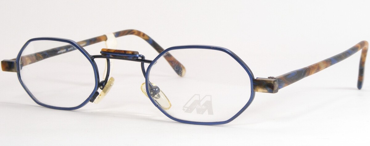Vintage Meitzner BARITO 4256 Blau/Braune Einzigartig Brille 42-20-135mm ... - $76.20