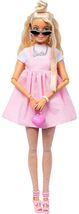 Barbie Deluxe Style Doll #3 Blonde Hair Pink Pastel Dress Size 3 - $34.02 CAD