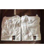 Athletic Works Moisture Wicking Tri Blend Tee M (38-40) White set of 2 tees - $232.28 MXN