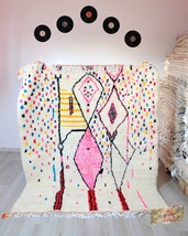 Tapis berbere, Azilal rug, Handmade rug, Moroccan Rug, colorful rug, area rug - £1,075.78 GBP