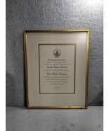 Original Lyndon B. Johnson Inauguration Invitation Hanging Framed 12x16” - £31.61 GBP