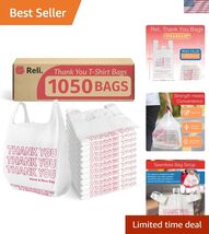 Plastic Bags Thank You 1050 Count | White Grocery Bags, Plastic Shopping... - $58.04
