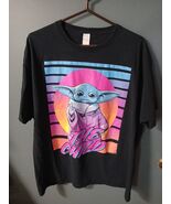 STAR WARS THE CHILD BABY YODA MENS BLACK T-SHIRT SIZE XL EXTRA LARGE - $10.40
