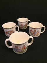 Royal Doulton Vintage Conejitos Fina Porcelana China Taza Jubilee Lote Hecho En - £56.53 GBP