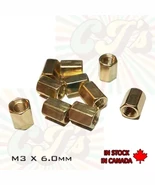 M3 x 6.0mm Brass Standoff for Motherboards 10pc - $4.99