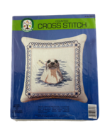 Colortex Cross Stitch Kit Harbor Seal Pillow Cover 5747 Vintage 1986 - £18.85 GBP