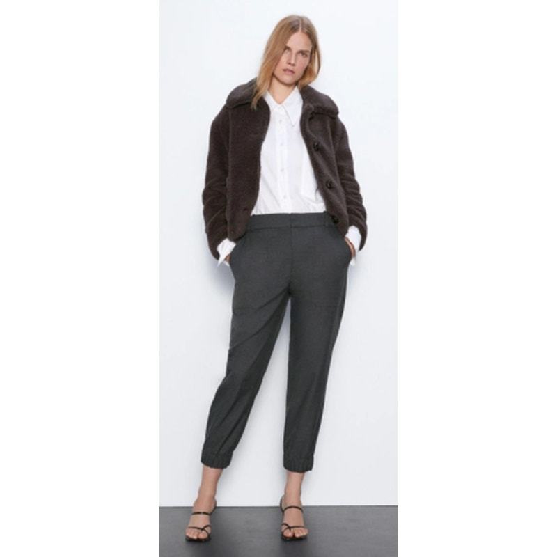 Zara Grey Jogger Style Pants Trousers 6 - $29.00