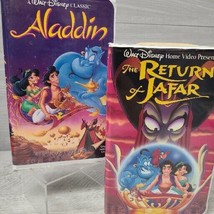 Aladdin (VHS 1993) + Return Of Jafar (1994) Disney Classics Clamshell - £3.91 GBP