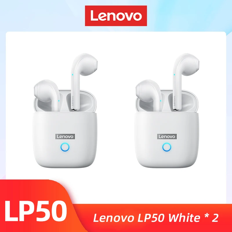     LP50 TWS Wireless Earphone Bluetooth 5.0 Dual Stereo Noise Reduction Bass To - £42.00 GBP