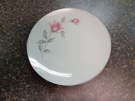 Vtg Noritake Fine China Rosemarie 6044 Salad Plate 8.25" Japan Pink Gray... - $5.93