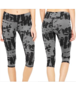 ALO YOGA BLACK TIE DYE AIRBRUSH CAPRI LEGGING (S) NWT - $84.00