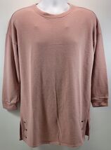 L) One Love Clothing Los Angeles Long Sleeve Pink Sweatshirt Large - $9.89