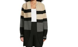 No Boundaries Juniors Hooded Cocoon Cardigan Sweater Midweight - $12.00