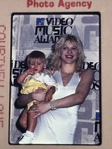 1993 Courtney Love w/ Frances Daughter at MTV Photo Transparency Slides ... - £16.83 GBP