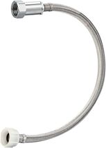 Toilet Supply Line 1/2&#39;&#39; ID x 7/8&#39;&#39; OD x 12&#39;&#39; L Braided Stainless Steel ... - $0.99