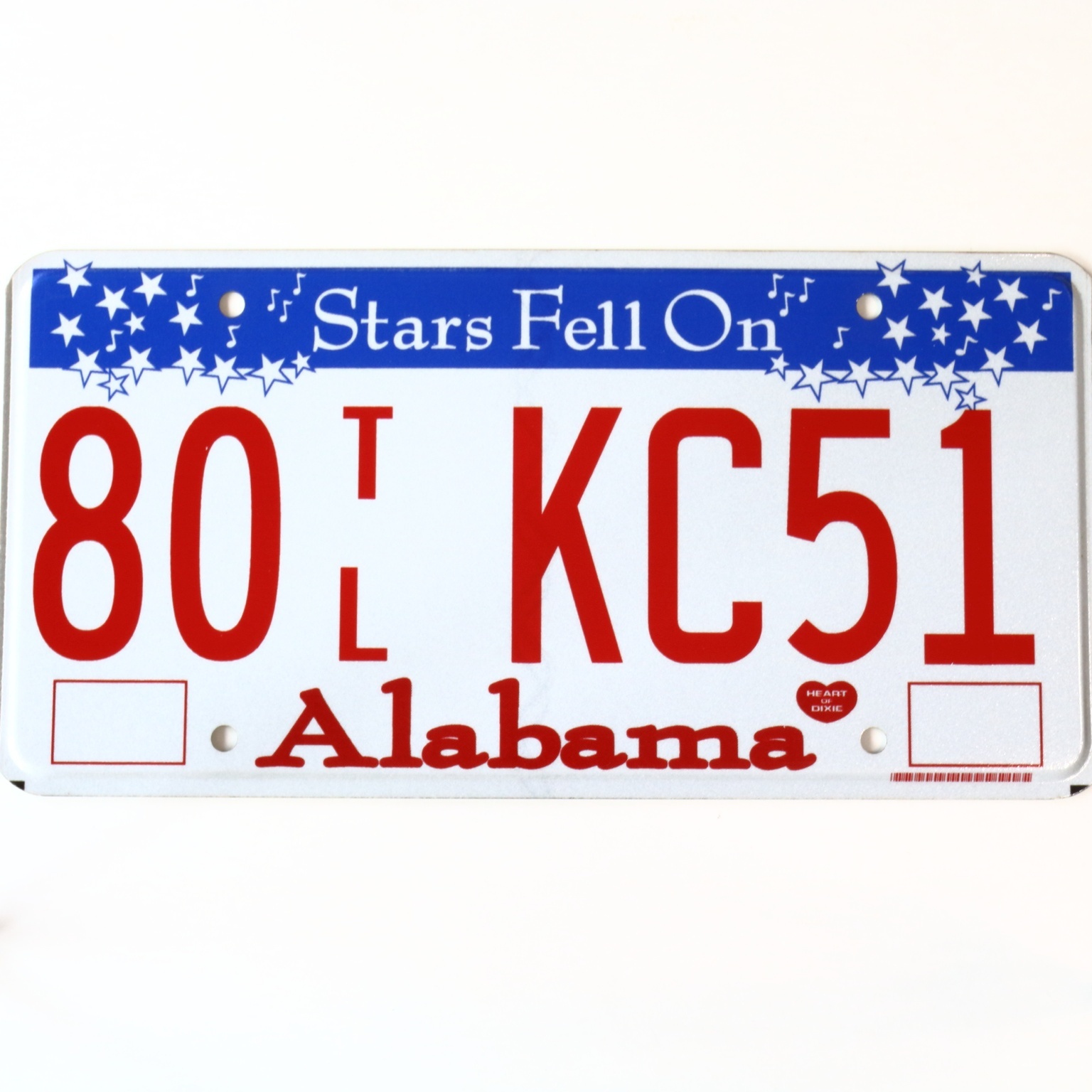 Untagged United States Alabama Supplemental Trailer License Plate KC51 - $11.87