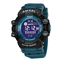 Digital Watch Sports Wristwatch Waterproof LED Stopwatch Watches Big Dia... - £26.65 GBP