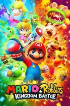 Super Mario Bros Rabbids Invasion Kingdom Battle Art Poster | NEW | USA - £15.97 GBP