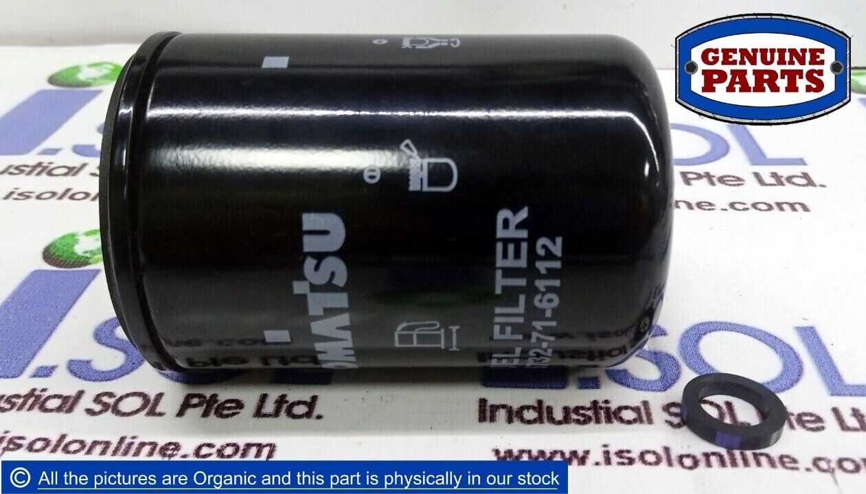 KOMATSU 6732-71-6112 Fuel Filter Spin on For Wheel Loader/Excavators Dre... - $155.00
