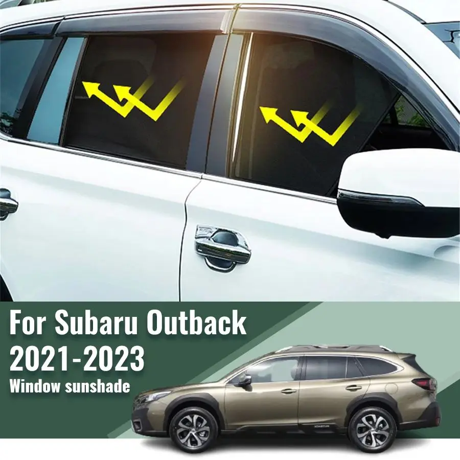 For Subaru Outback 2021 2022 2023 2024 Front Windshield Frame Curtain Magnetic - £29.74 GBP+