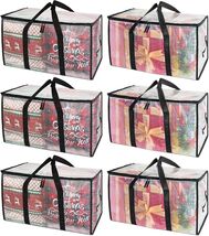 Foldable 6-Pack Clear Moving Bags with Reinforced Handles for Easy Trans... - $63.31