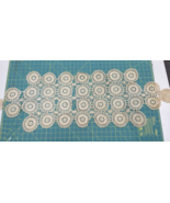 Vintage 1950&#39;s Hand Crocheted Doilies 44&quot; - €24,35 EUR