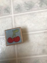 Hampton Art Studio G Bunch of Cherry Rubber Stamp Food  - $9.81