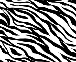 Zebra Print Pattern Vinyl Adhesive Wrap Sheet Choose Colors (4 Pack) 4&quot;x5&quot; Each - £4.59 GBP