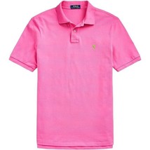 Polo Ralph Lauren Mens Pink Polo Shirt Large Cotton Short Sleeve Classic Fit - £36.59 GBP