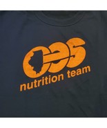 Vintage OES Nutrition Team Illinois Single Stitch T-shirt Navy Blue USA ... - $28.94