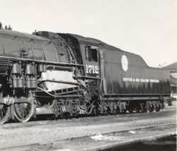 Canadian National Railway CN #5702 4-6-4 Locomotive Railroad B&amp;W Photo Windsor - £9.74 GBP