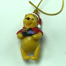 Winnie Pooh Christmas Ornament Walt Disney Figurine Friends Miniature Toy Train - £7.70 GBP